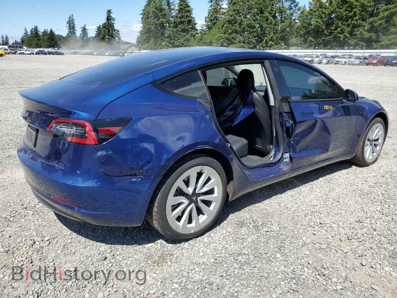 2022 TESLA MODEL 3 - VIN: 5YJ3E1EA6NF295247 - Фото 3