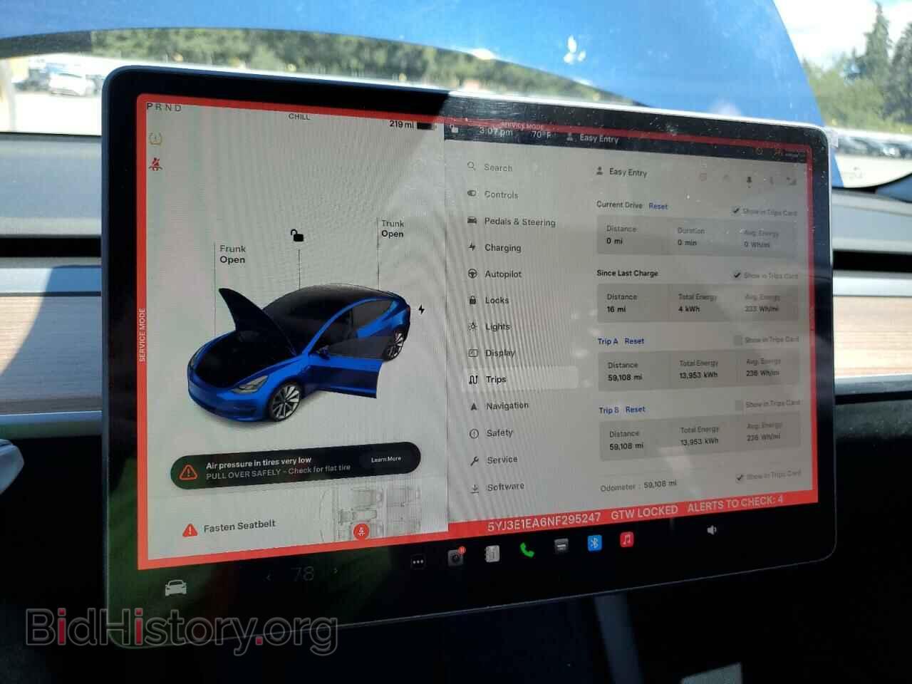 2022 TESLA MODEL 3 - VIN: 5YJ3E1EA6NF295247 - Фото 9