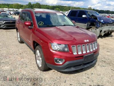 2015 Jeep COMPASS Compass LA, темно-бордовый — VIN 1C4NJCEA3FD106756, Copart