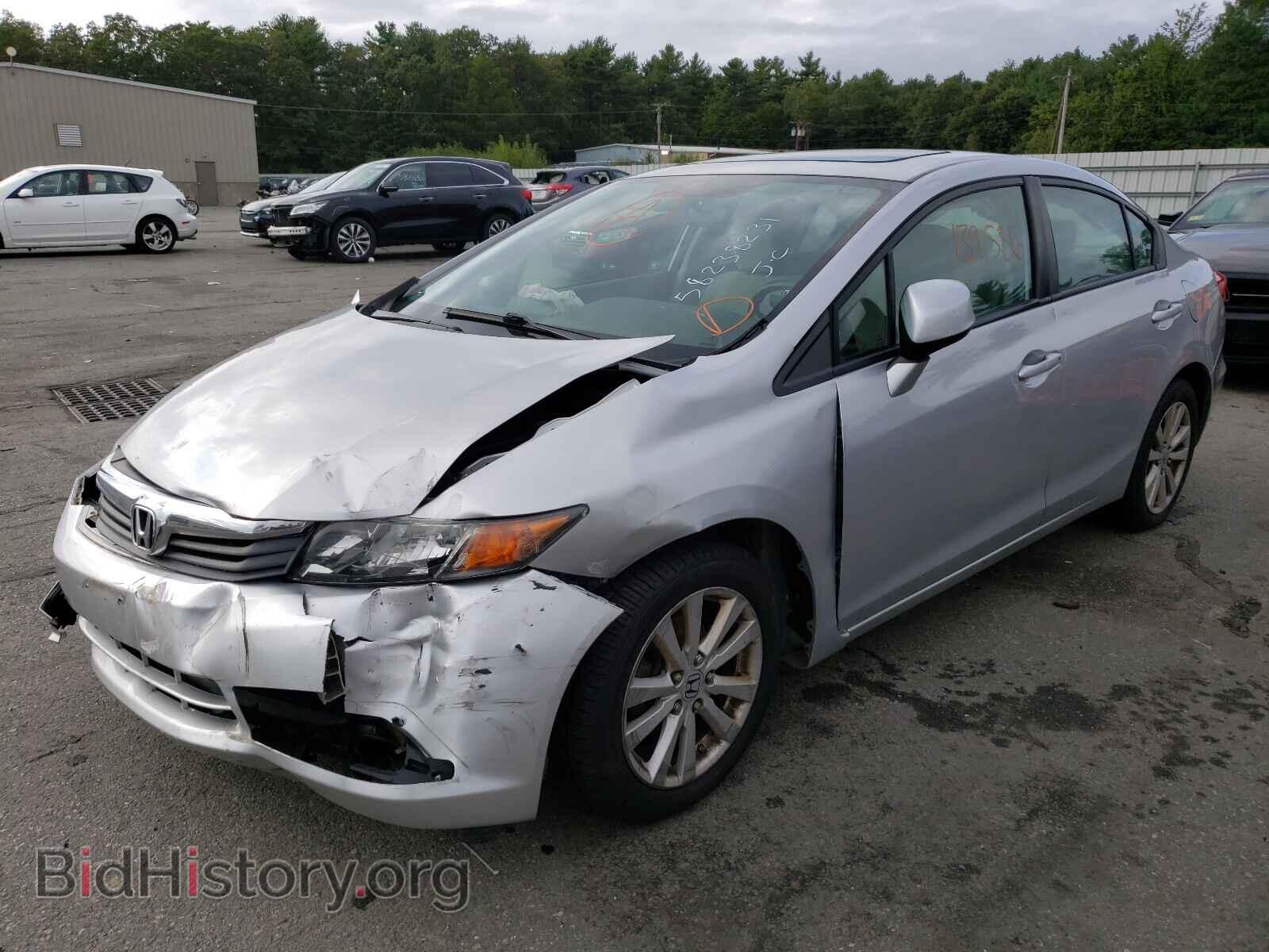2012 HONDA CIVIC - VIN: 2HGFB2F80CH302628 - Фото 2