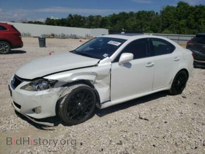2008 Lexus IS 350, белый — VIN JTHBE262185019751, Copart