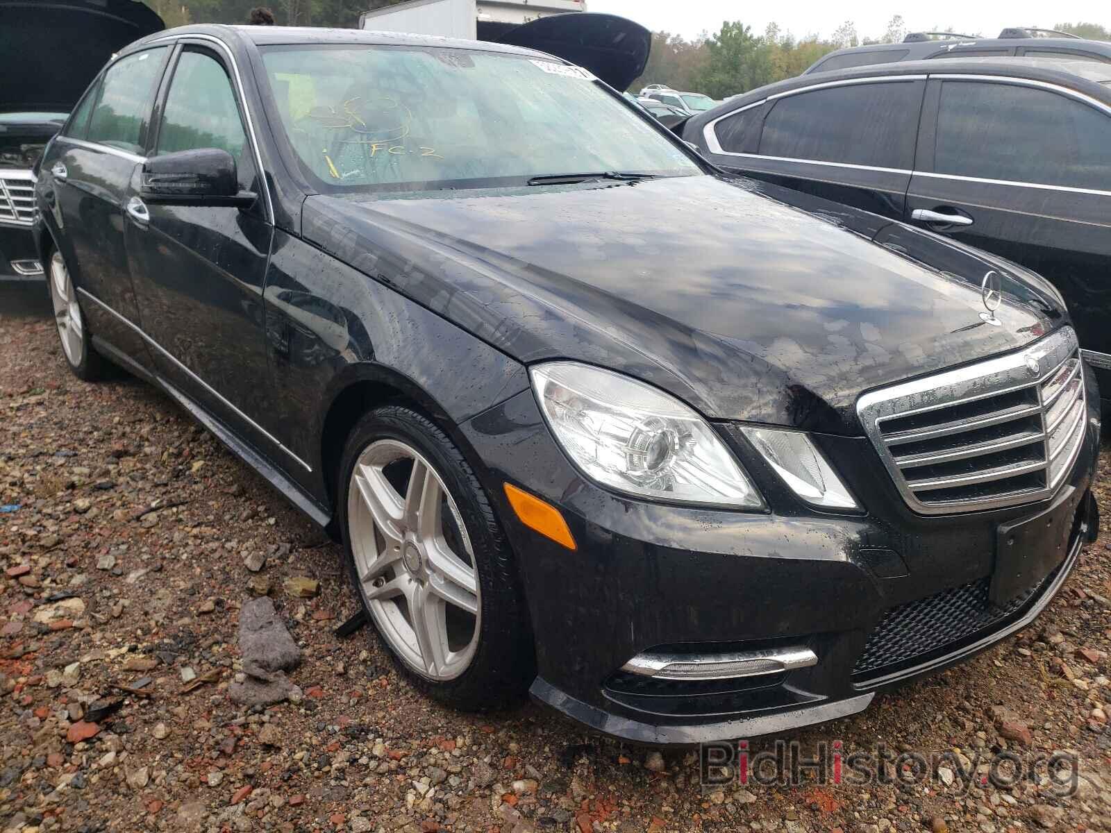 Photo WDDHF8JB2DA759822 - MERCEDES-BENZ E-CLASS 2013