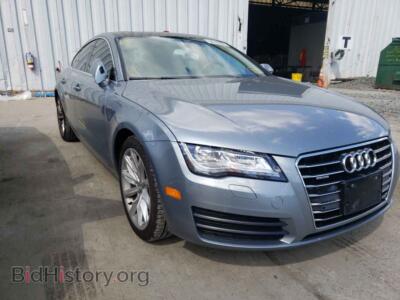 2012 Audi A7 A7 Premium, серебристый — VIN WAUYGAFC8CN111972, Copart