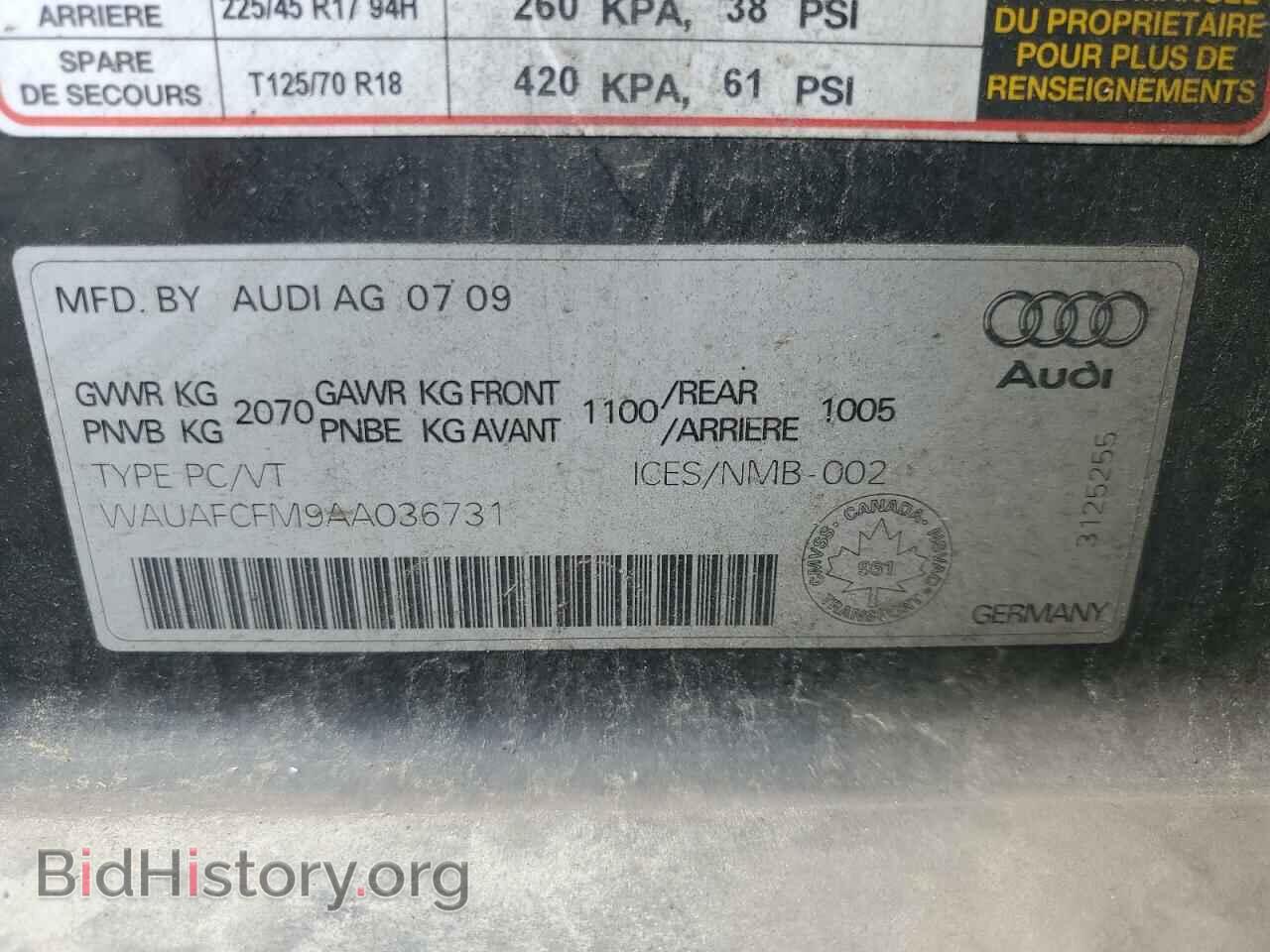 2010 AUDI A3 - VIN: WAUAFCFM9AA036731 - Фото 12