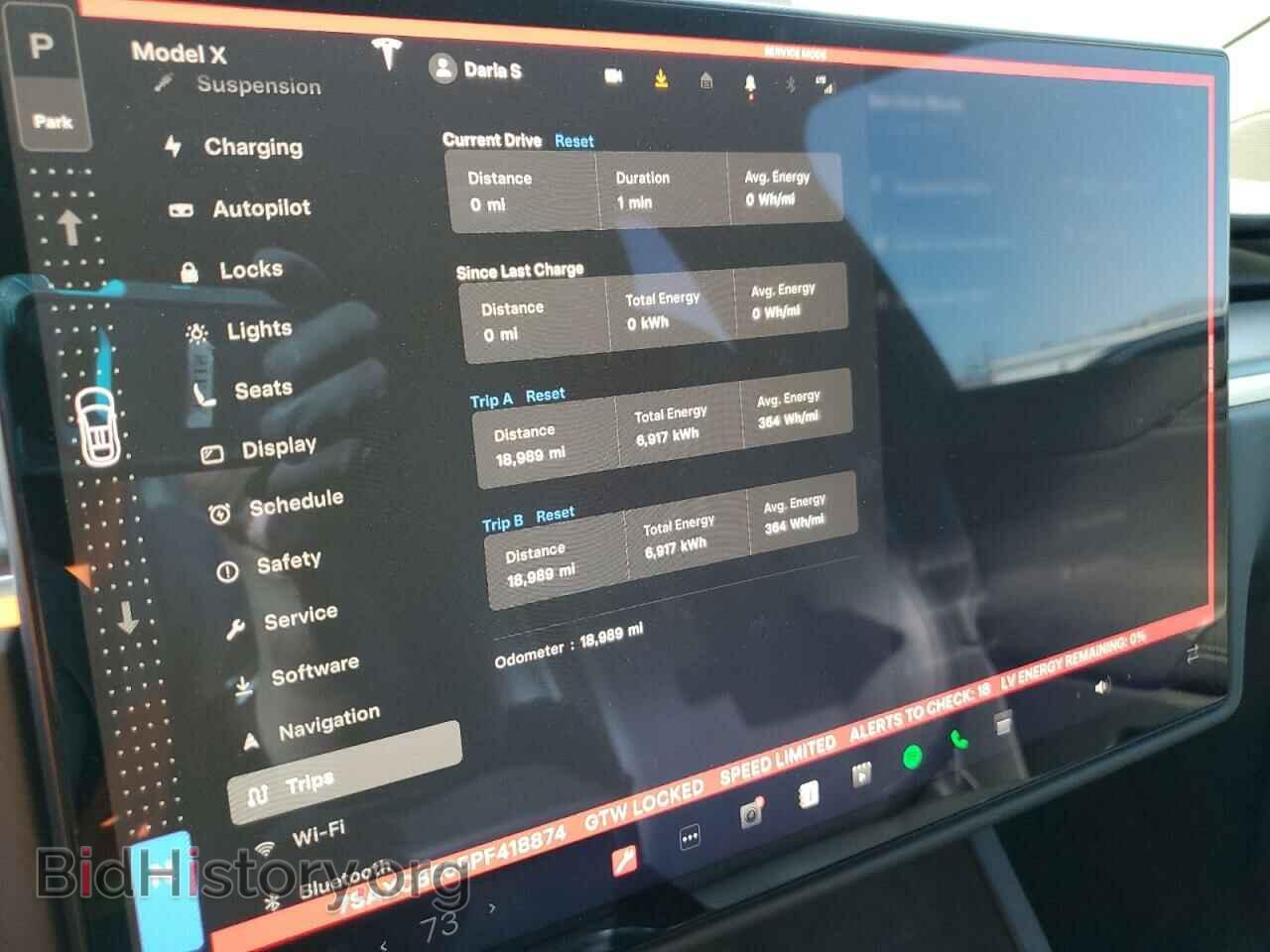 2023 TESLA MODEL X - VIN: 7SAXCBE65PF418874 - Photo 9