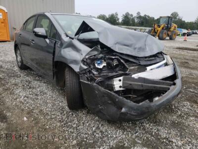 2012 Honda CIVIC Civic Hybr, серый — VIN JHMFB4F2XCS011261, Copart