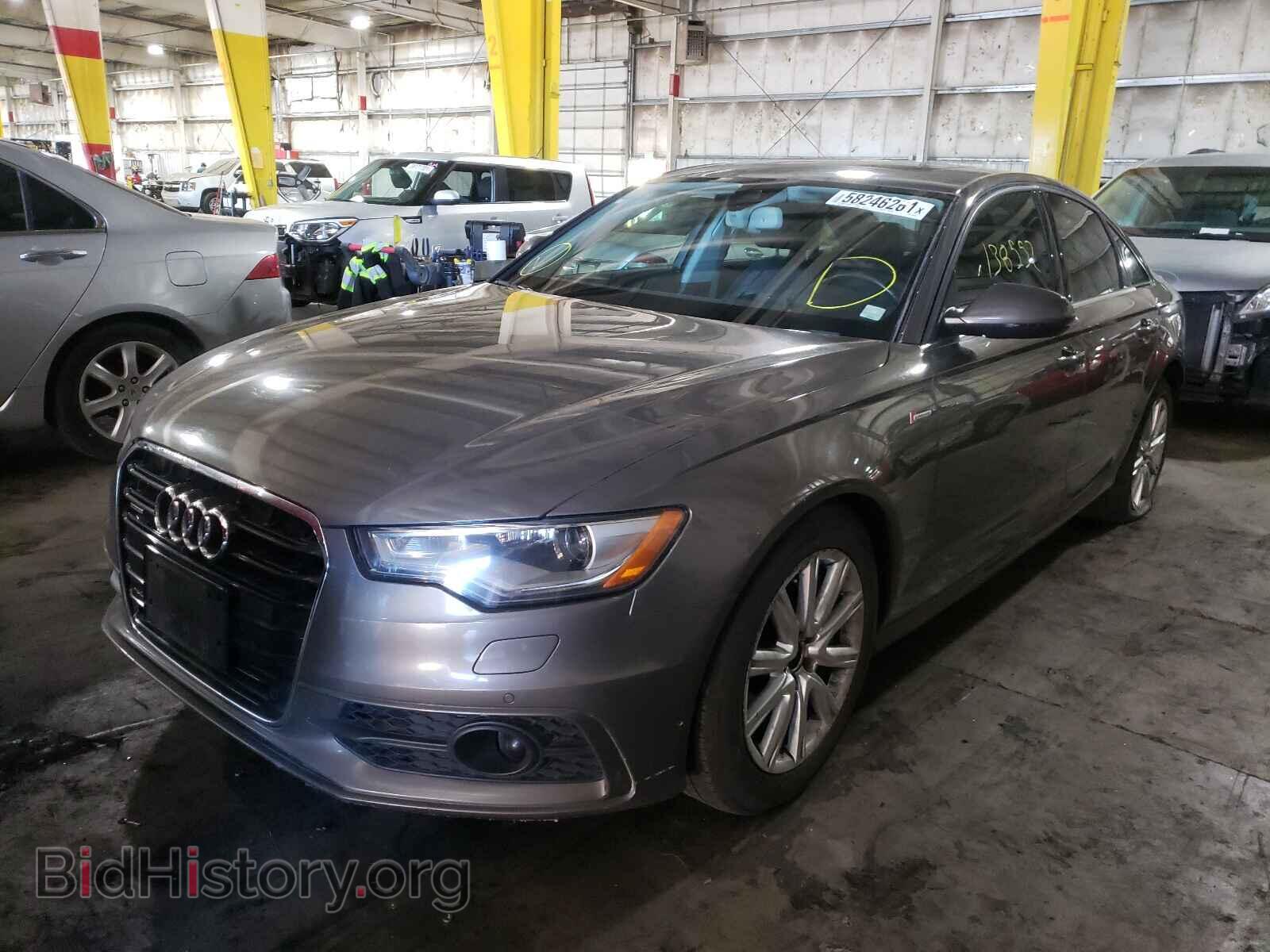 2013 AUDI A6 - VIN: WAUJGAFC1DN007505 - Фото 2