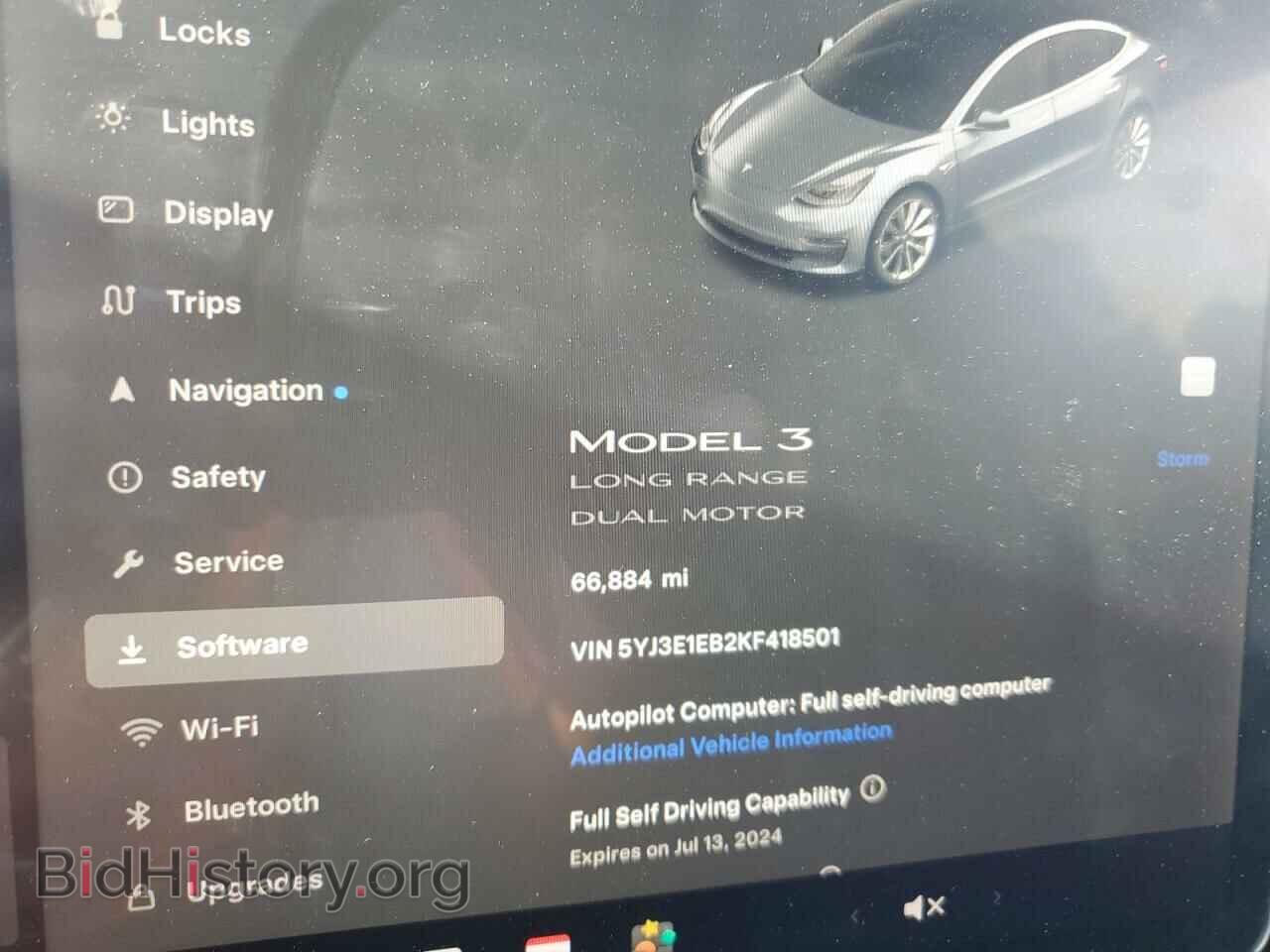 2019 TESLA MODEL 3 - VIN: 5YJ3E1EB2KF418501 - Фото 9