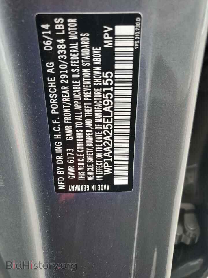 2014 PORSCHE CAYENNE - VIN: WP1AA2A25ELA95155 - Фото 13