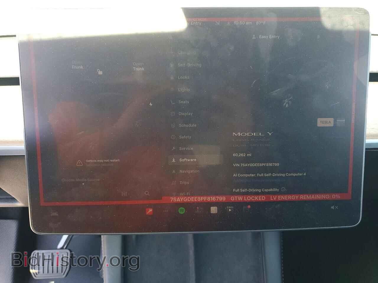 2023 TESLA MODEL Y - VIN: 7SAYGDEE8PF816799 - Photo 9