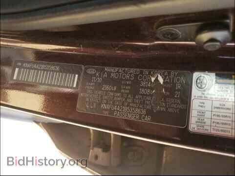 2011 KIA FORTE - VIN: KNAFU4A21B5358636 - Фото 10