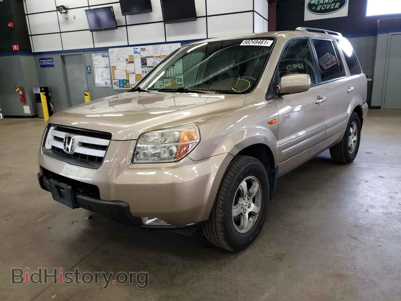 2007 HONDA PILOT - VIN: 2HKYF18587H539373 - Фото 2