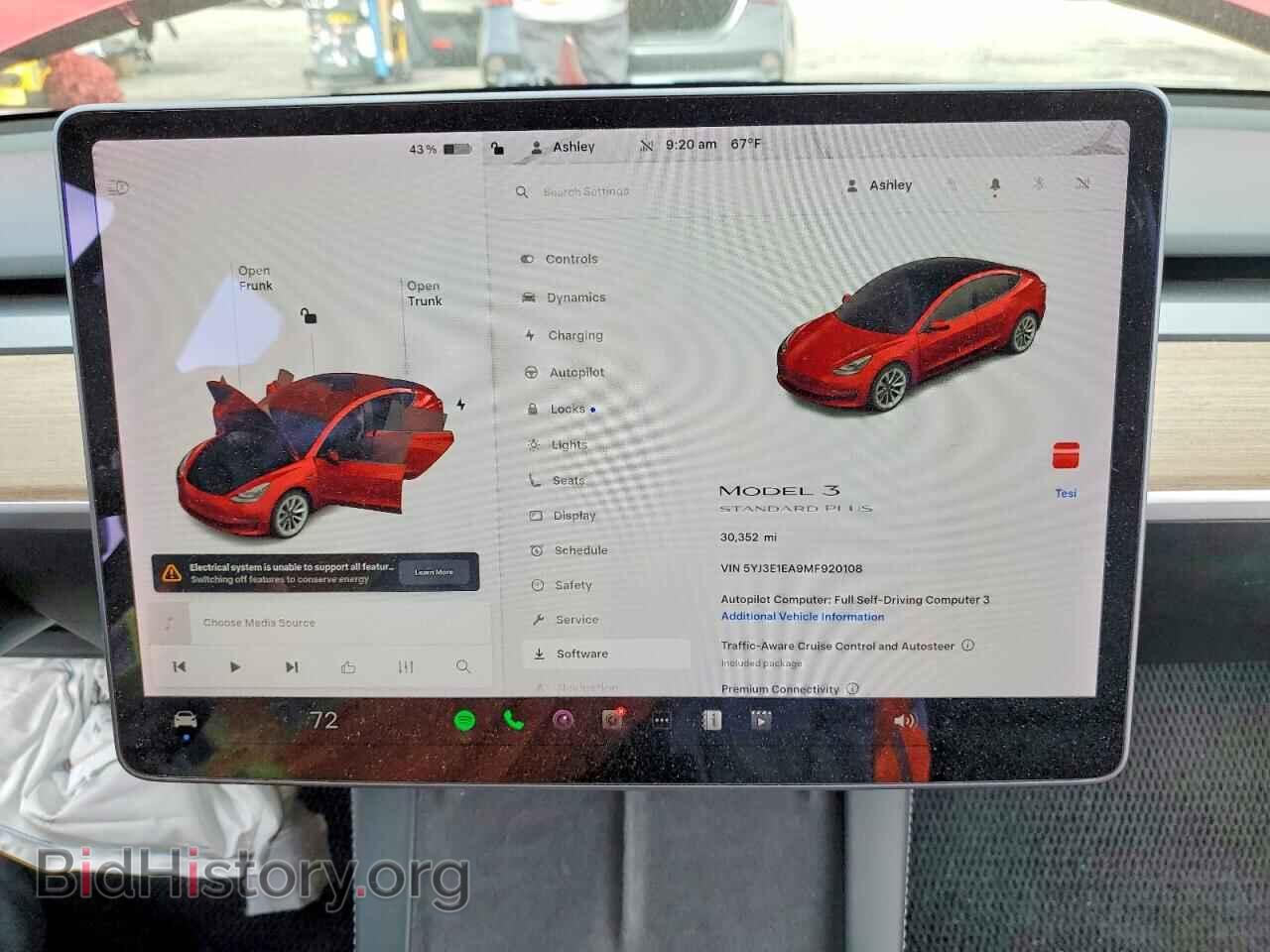 2021 TESLA MODEL 3 - VIN: 5YJ3E1EA9MF920108 - Photo 9