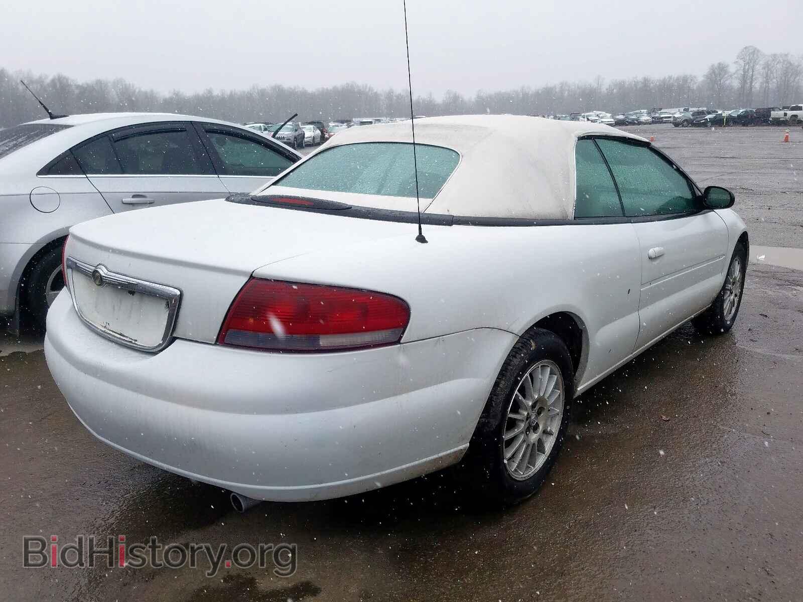 2002 CHRYSLER SEBRING - VIN: 1C3EL55RX2N141041 - Фото 4