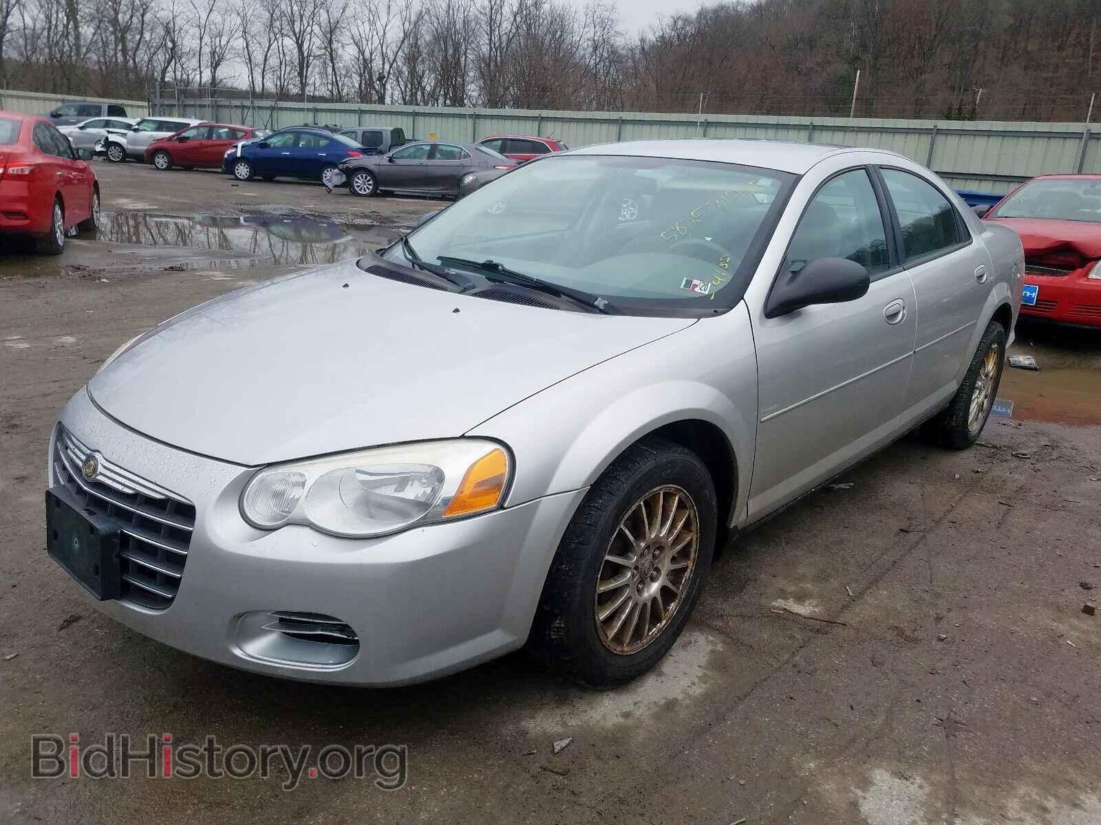 2004 CHRYSLER SEBRING - VIN: 1C3EL56R54N217136 - Фото 2