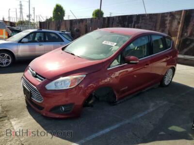 2016 Ford CMAX SEL, red — VIN 1FADP5BU5GL102645, Copart