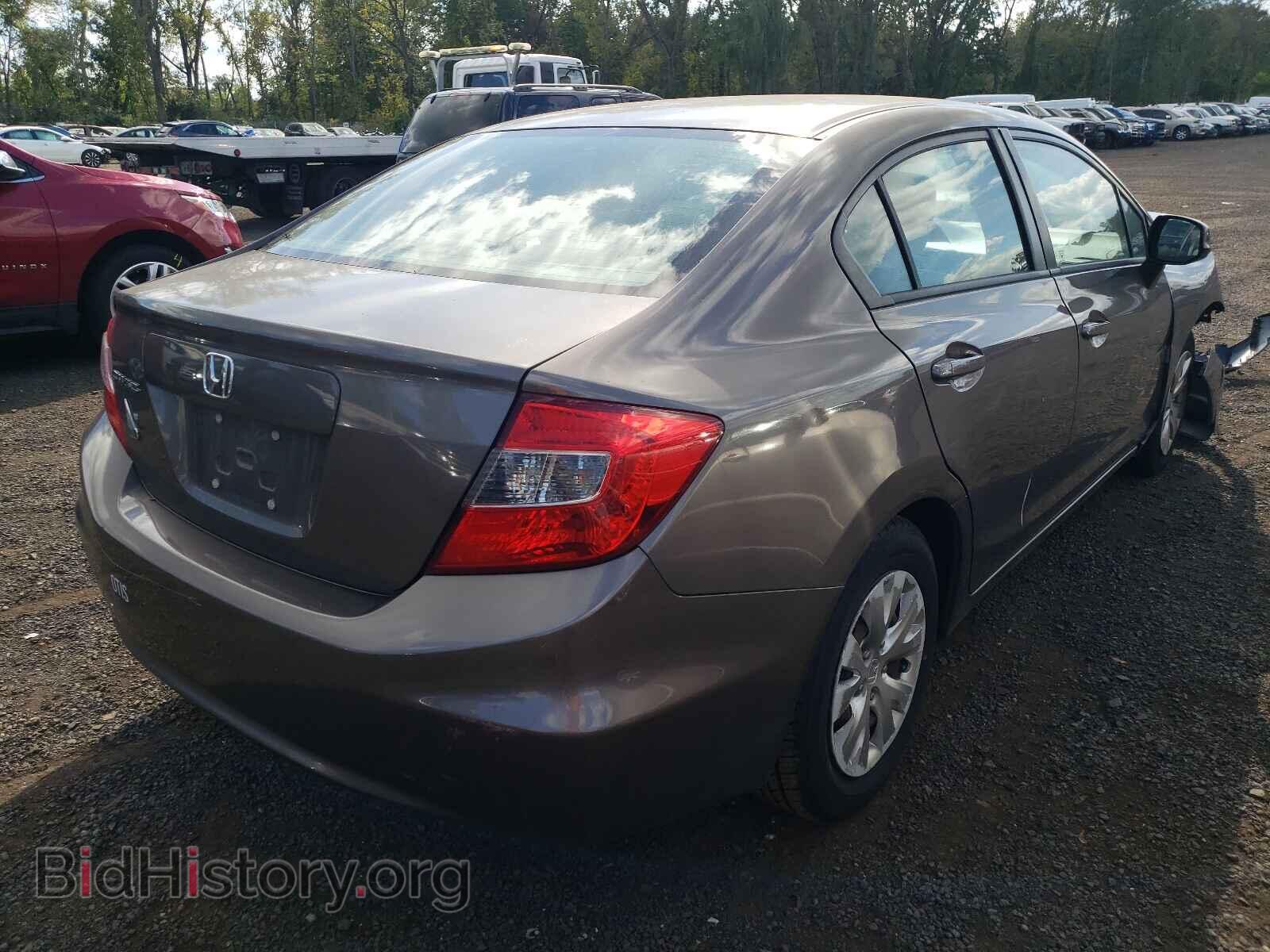 2012 HONDA CIVIC - VIN: 2HGFB2F54CH589543 - Фото 4