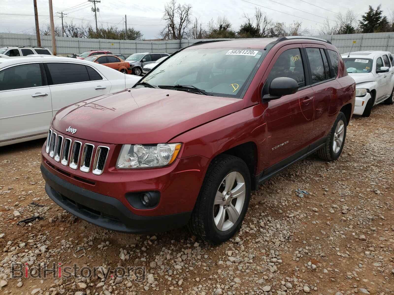 2012 JEEP COMPASS - VIN: 1C4NJCBA4CD542161 - Фото 2