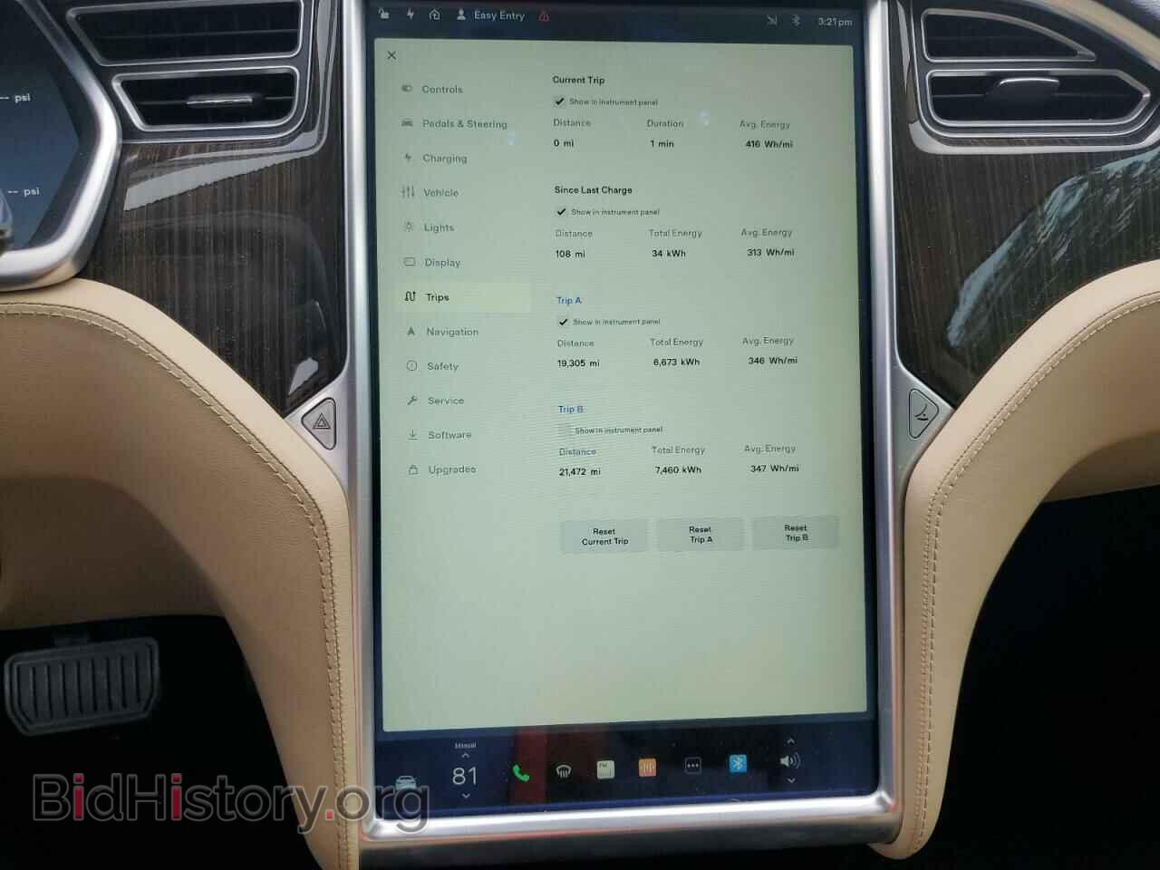 2013 TESLA MODEL S - VIN: 5YJSA1DN0DFP20097 - Photo 9