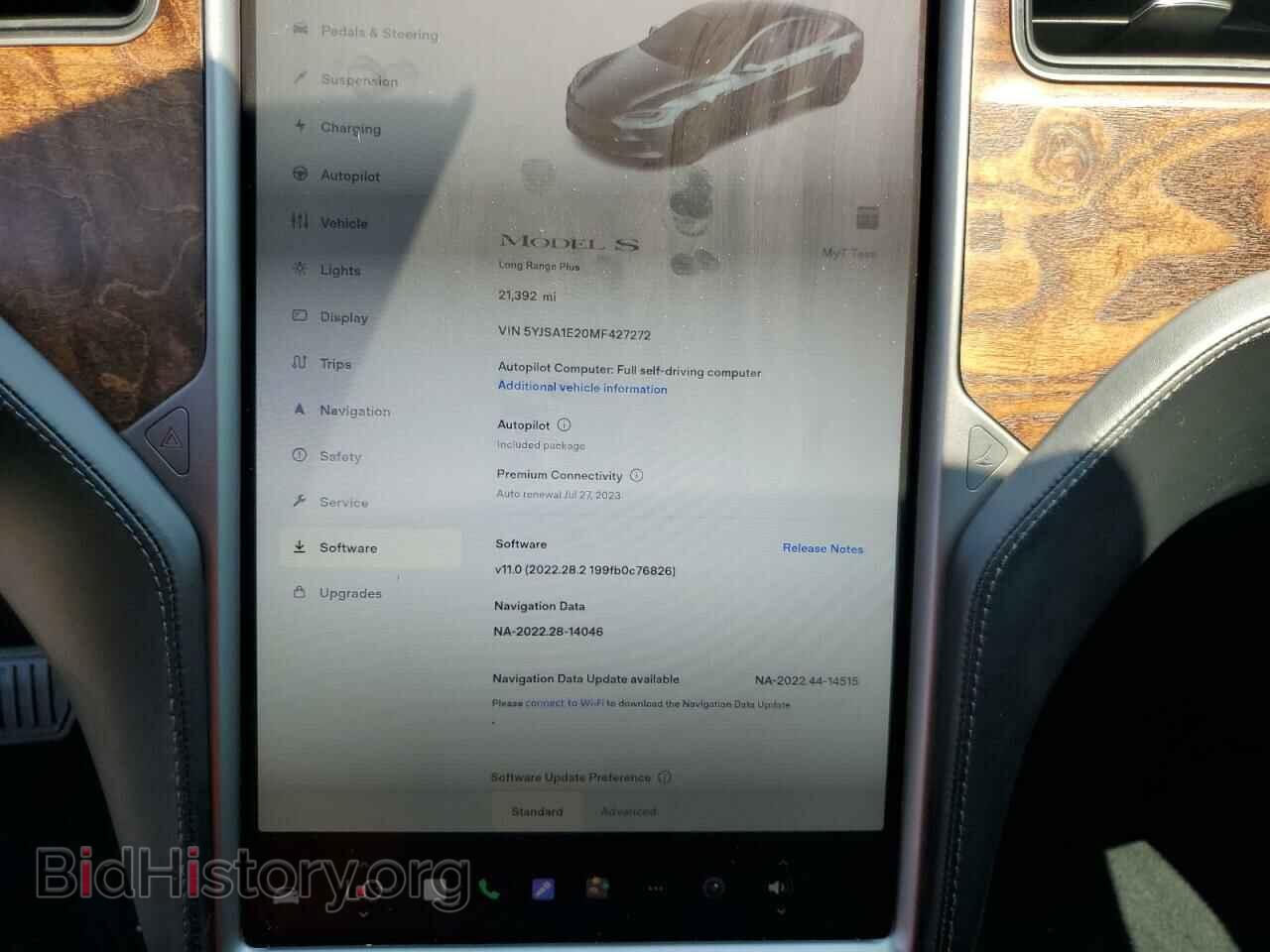 2021 TESLA MODEL S - VIN: 5YJSA1E20MF427272 - Photo 9