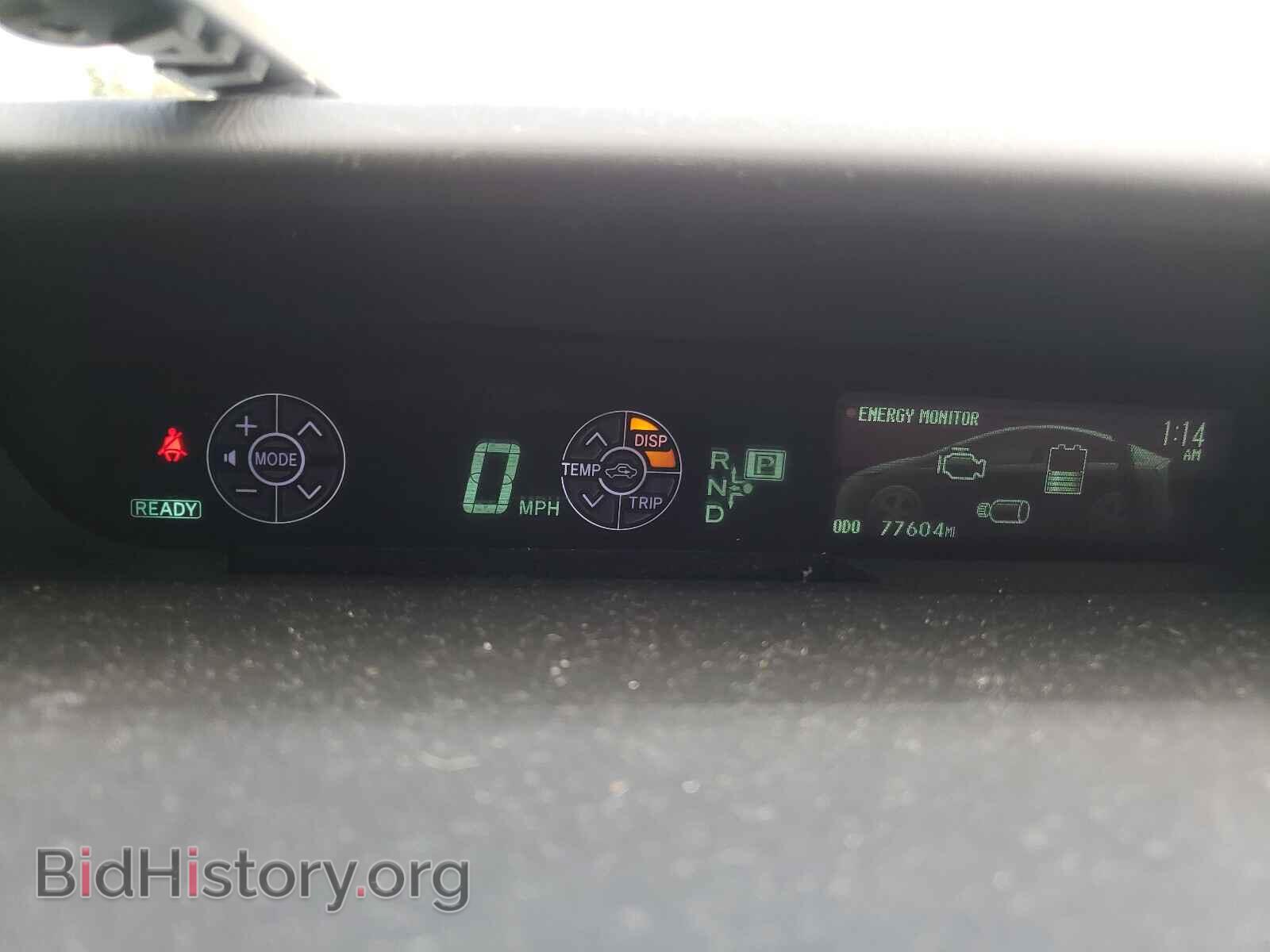 2014 TOYOTA PRIUS - VIN: JTDKN3DU5E1786422 - Фото 8