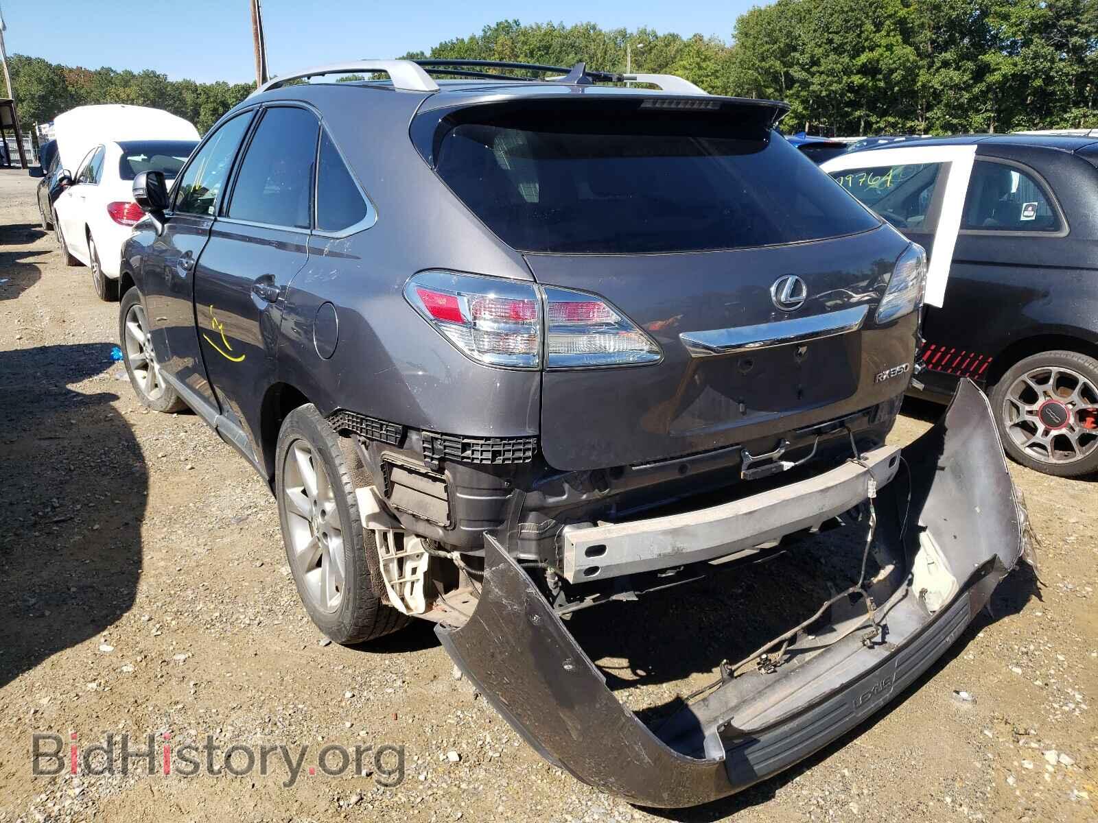 2012 LEXUS RX350 - VIN: 2T2BK1BA6CC124570 - Фото 3