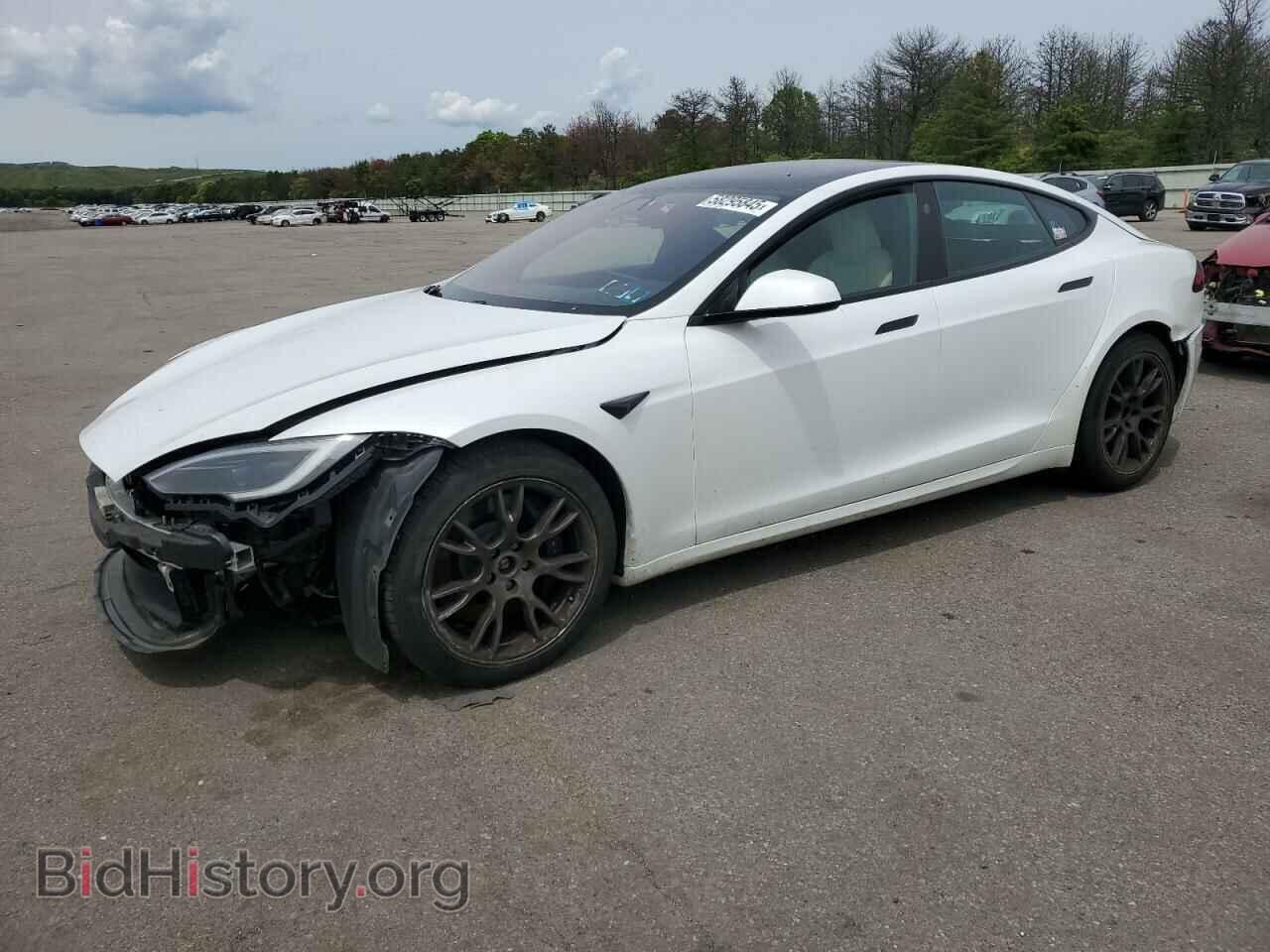 Photo 5YJSA1E57NF487187 - TESLA MODEL S 2022