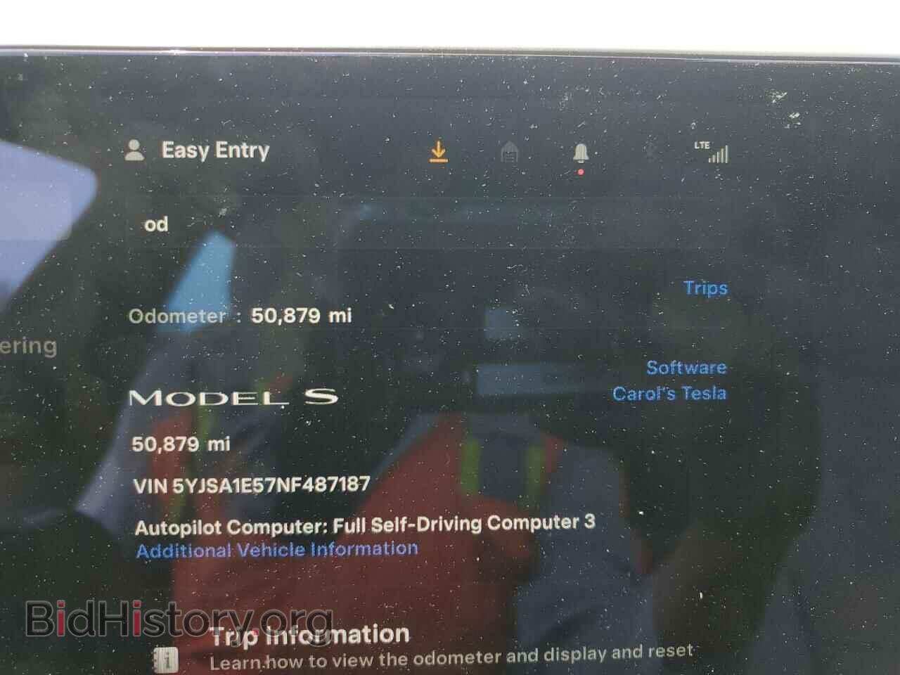 2022 TESLA MODEL S - VIN: 5YJSA1E57NF487187 - Photo 9