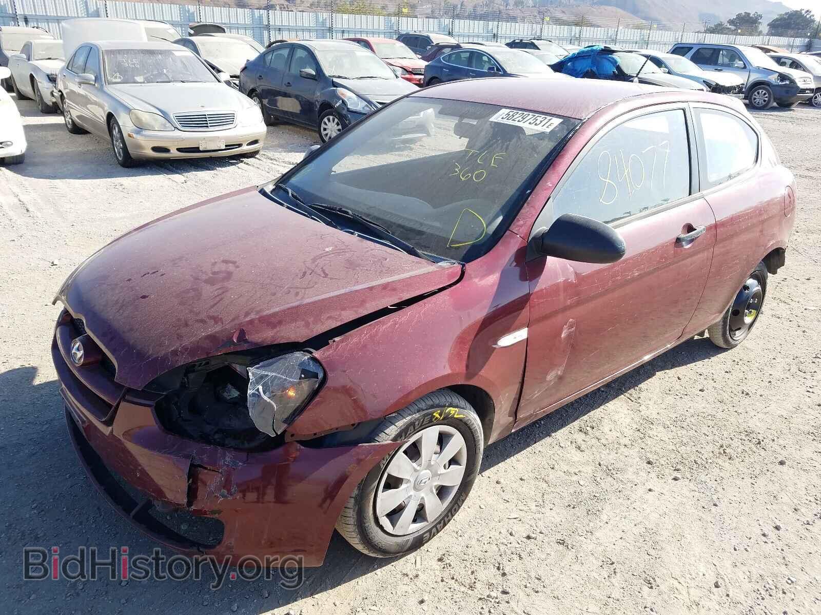 2007 HYUNDAI ACCENT - VIN: KMHCM36C47U020044 - Фото 2