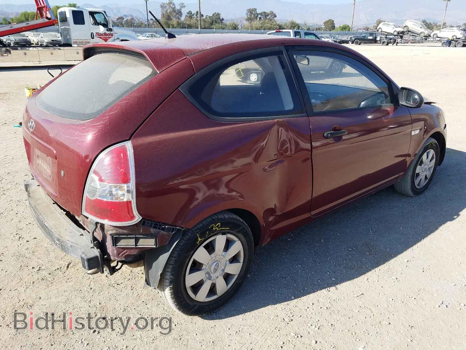 2007 HYUNDAI ACCENT - VIN: KMHCM36C47U020044 - Фото 4