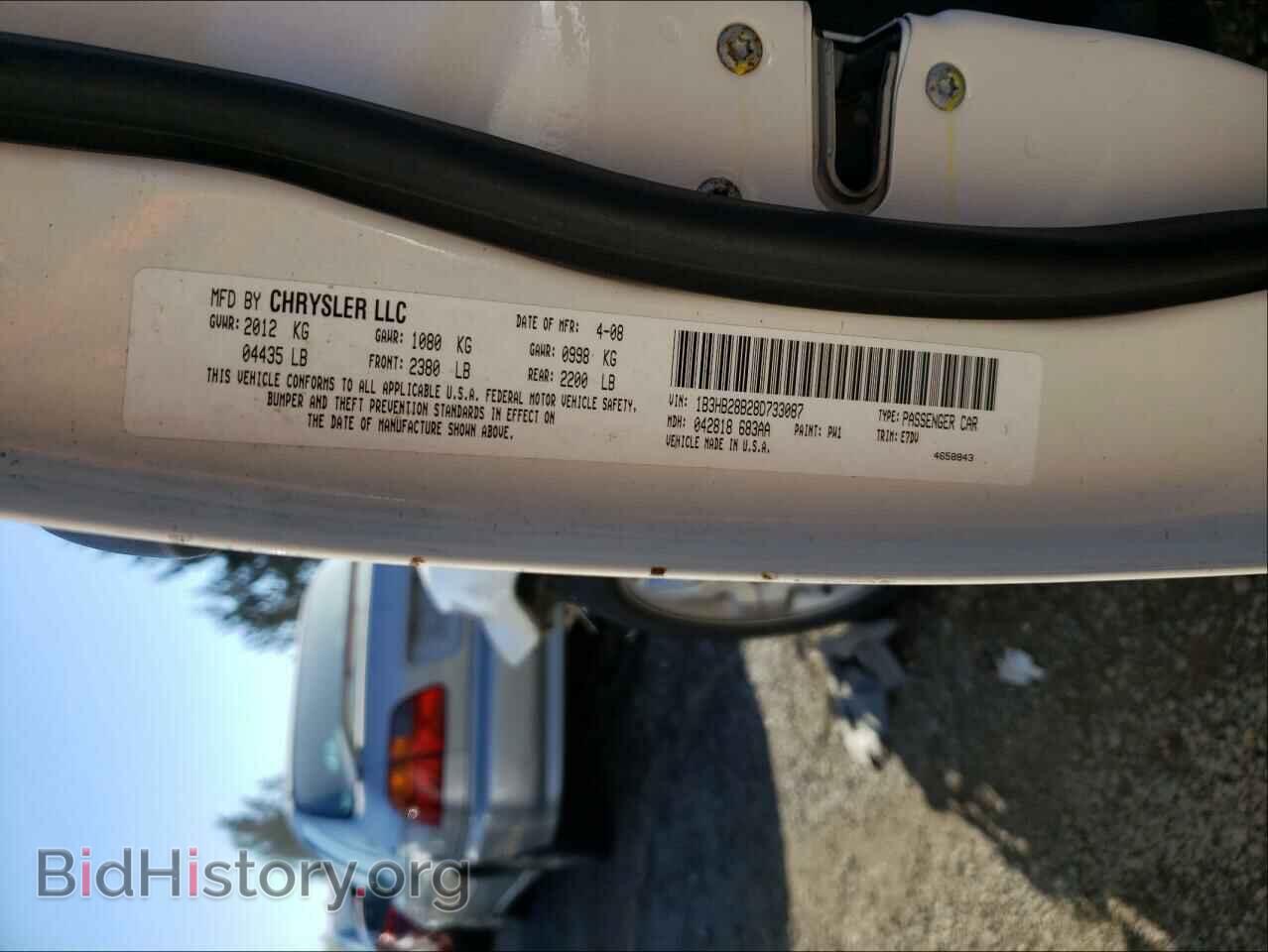 2008 DODGE CALIBER - VIN: 1B3HB28B28D733087 - Photo 10