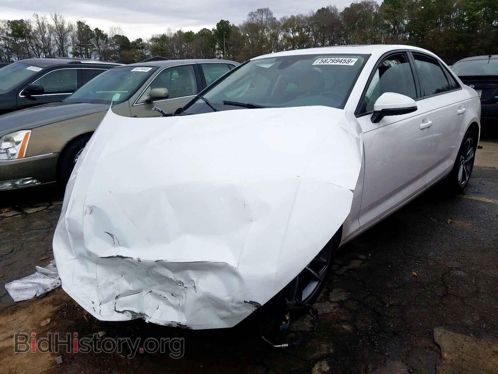 2019 AUDI A4 - VIN: WAUGMAF42KN017520 - Фото 2