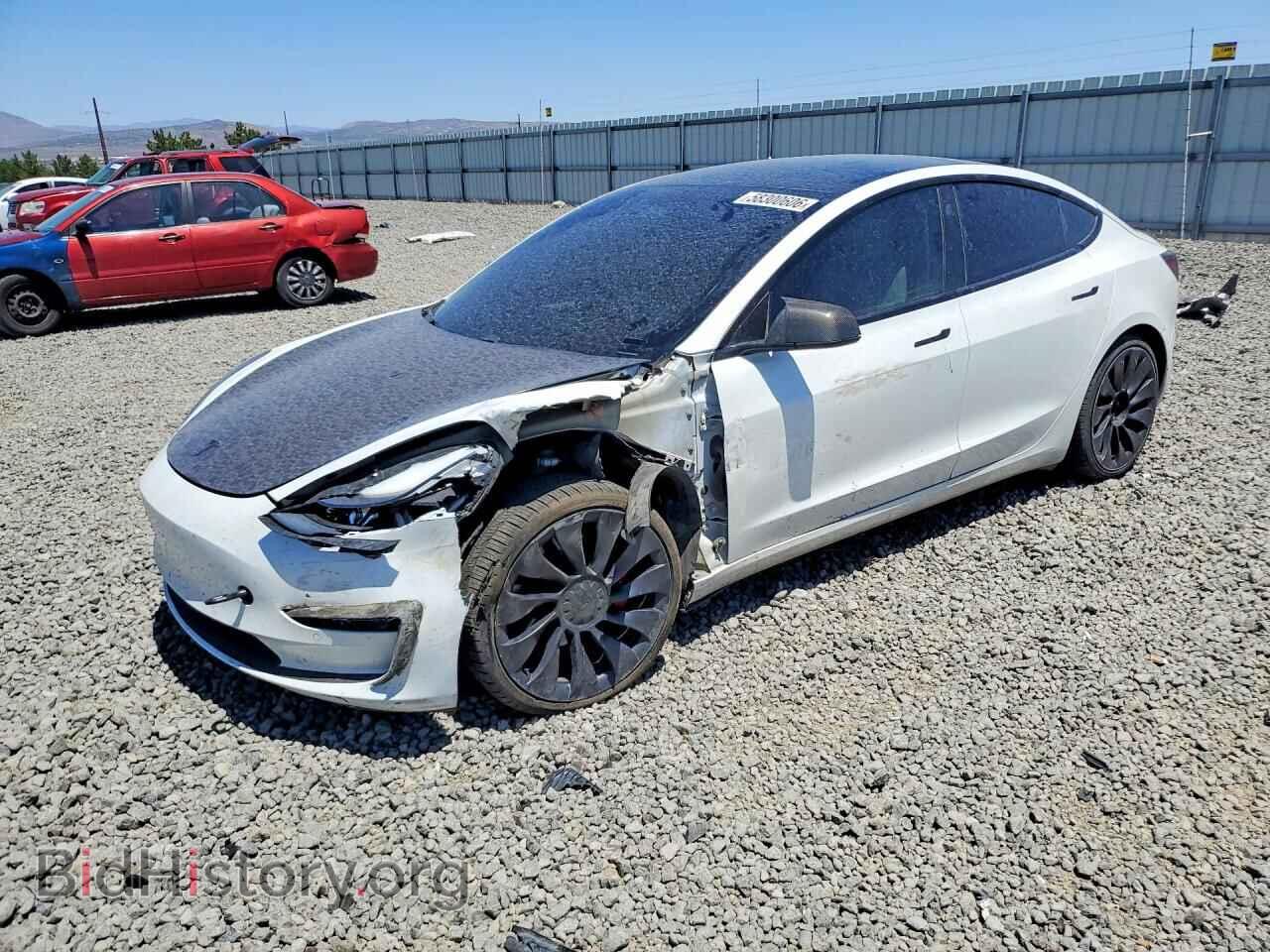 Photo 5YJ3E1EC1MF070881 - TESLA MODEL 3 2021
