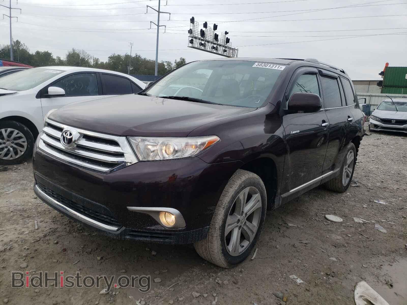 2012 TOYOTA HIGHLANDER - VIN: 5TDDK3EH5CS144477 - Фото 2
