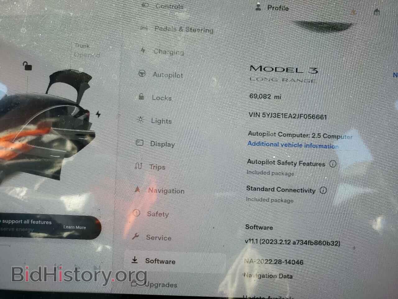 2018 TESLA MODEL 3 - VIN: 5YJ3E1EA2JF056661 - Фото 9