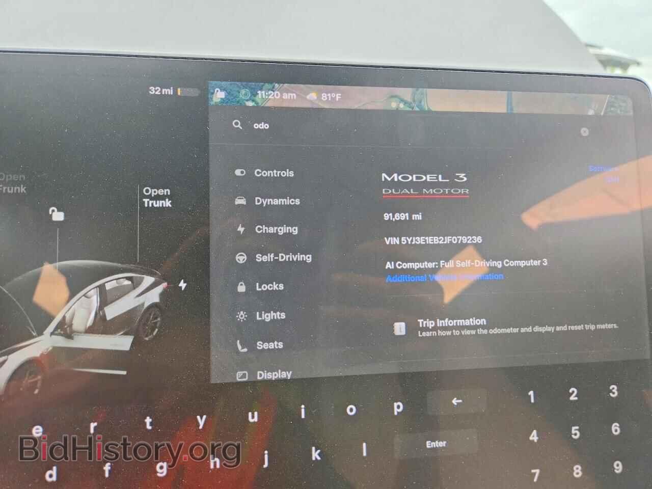 2018 TESLA MODEL 3 - VIN: 5YJ3E1EB2JF079236 - Photo 9
