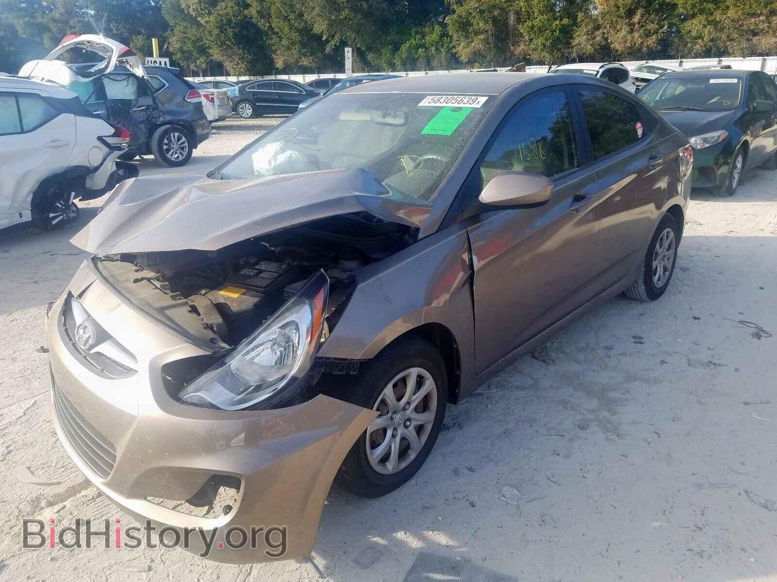 2012 HYUNDAI ACCENT - VIN: KMHCT4AE6CU214599 - Фото 2