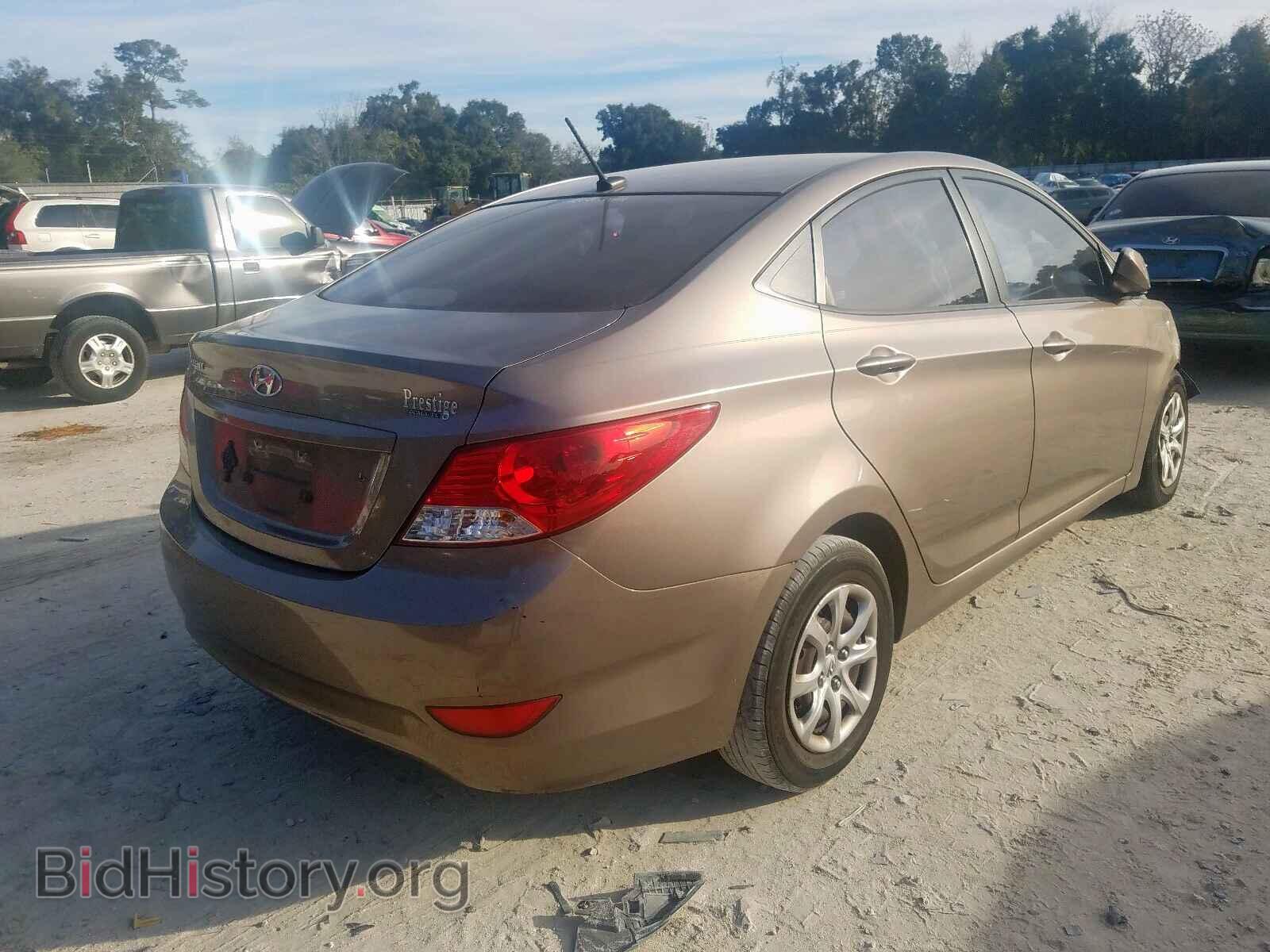2012 HYUNDAI ACCENT - VIN: KMHCT4AE6CU214599 - Фото 4