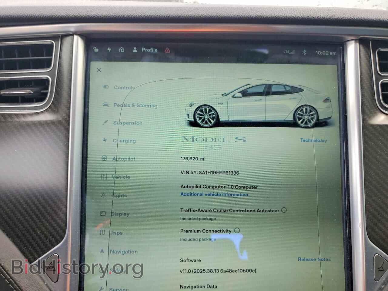 2014 TESLA MODEL S - VIN: 5YJSA1H19EFP61336 - Photo 9