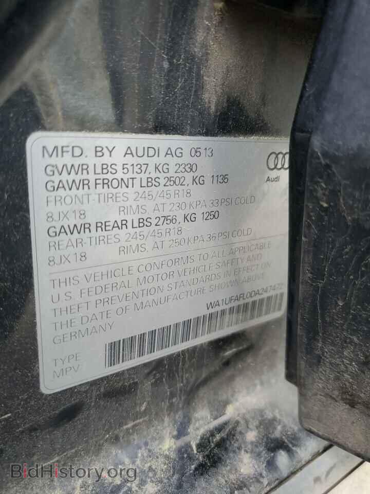 2013 AUDI A4 - VIN: WA1UFAFL0DA247472 - Фото 13