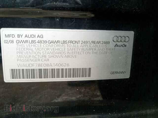 2008 AUDI A4 - VIN: WAUDF78E08A140626 - Фото 10