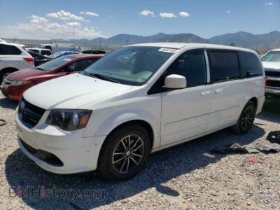 2016 Dodge CARAVAN Grand Cara, белый — VIN 2C4RDGBG5GR134923, Copart