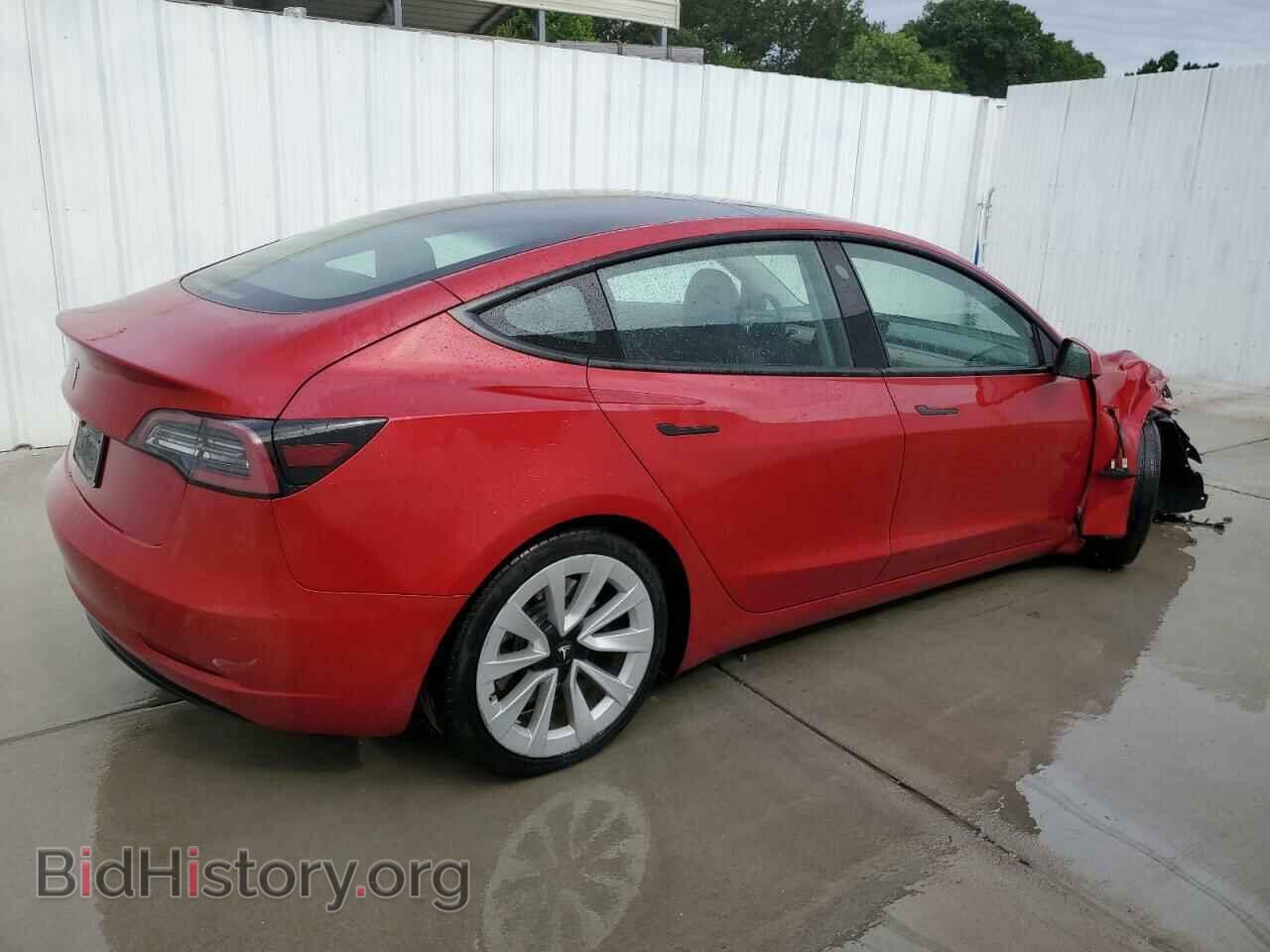 2022 TESLA MODEL 3 - VIN: 5YJ3E1EA4NF370771 - Фото 3