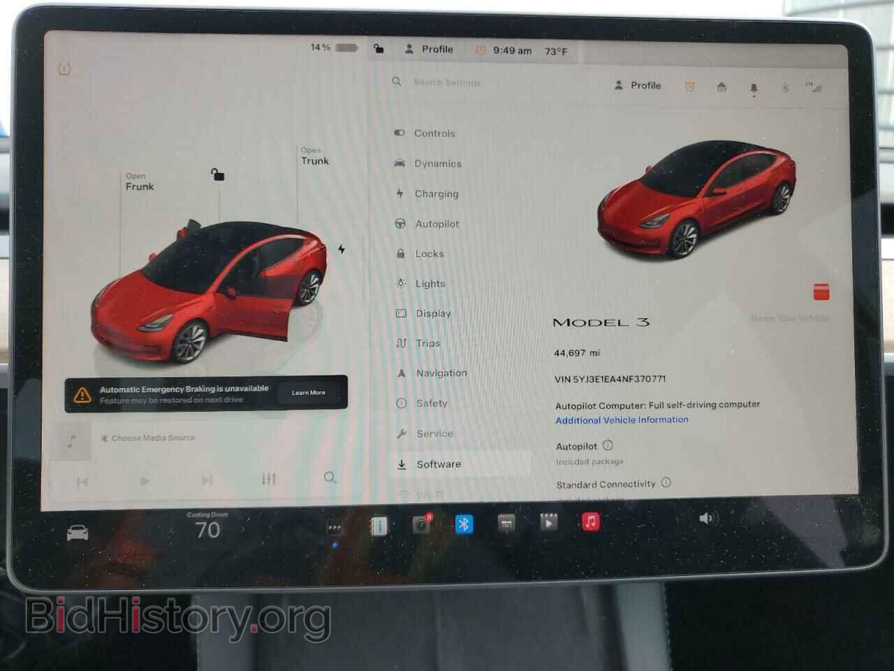 2022 TESLA MODEL 3 - VIN: 5YJ3E1EA4NF370771 - Фото 9
