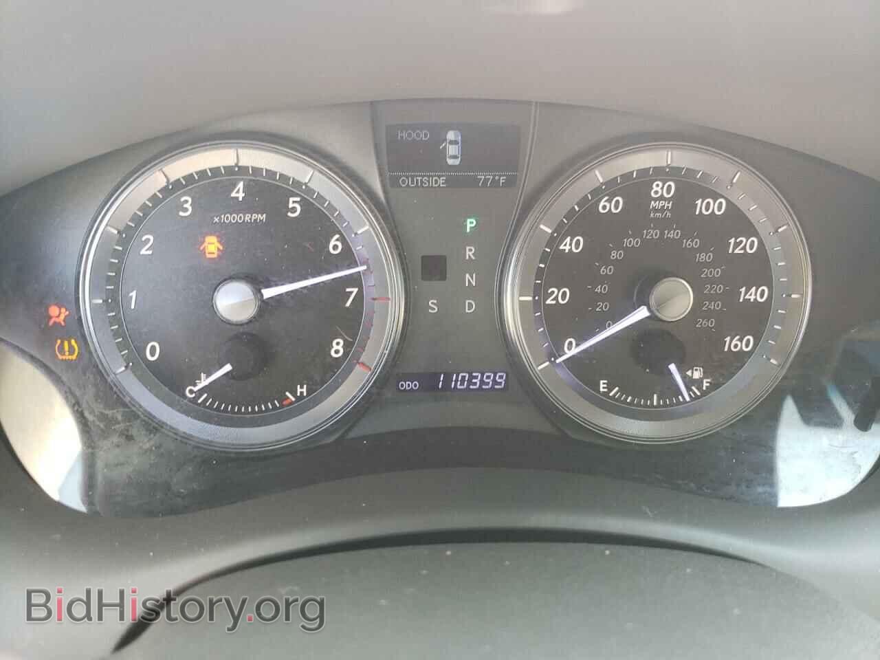 2012 LEXUS ES350 - VIN: JTHBK1EG5C2495446 - Фото 9