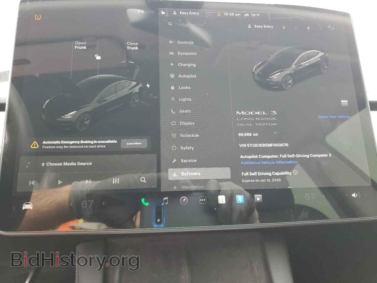 2021 TESLA MODEL 3 - VIN: 5YJ3E1EB5MF003076 - Фото 9