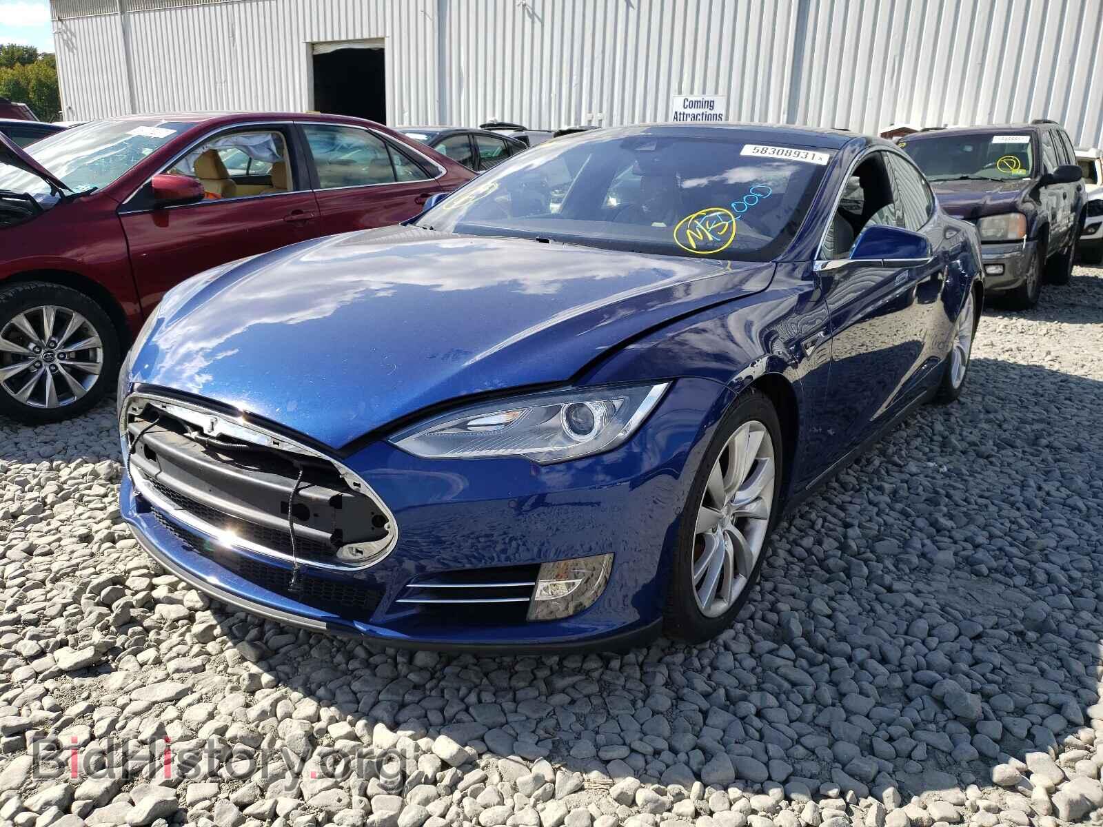 2015 TESLA MODEL S - VIN: 5YJSA1E22FF118180 - Фото 2
