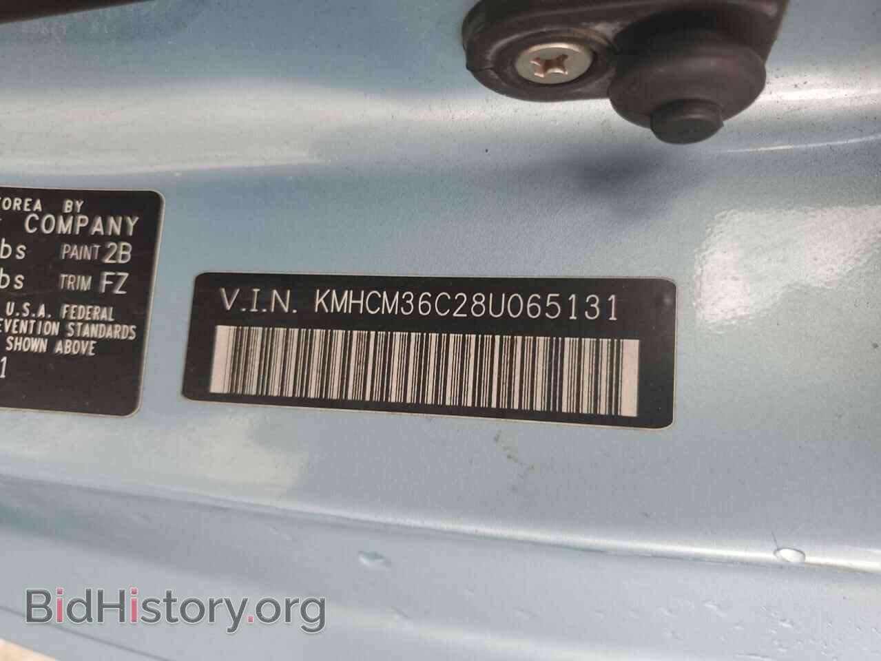 2008 HYUNDAI ACCENT - VIN: KMHCM36C28U065131 - Фото 12