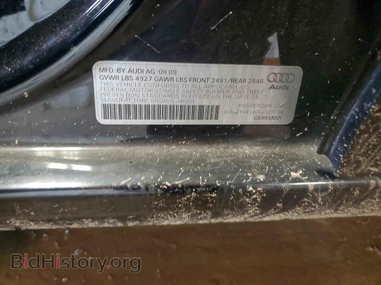 2010 AUDI A4 - VIN: WAUFFAFL6AN020738 - Фото 12