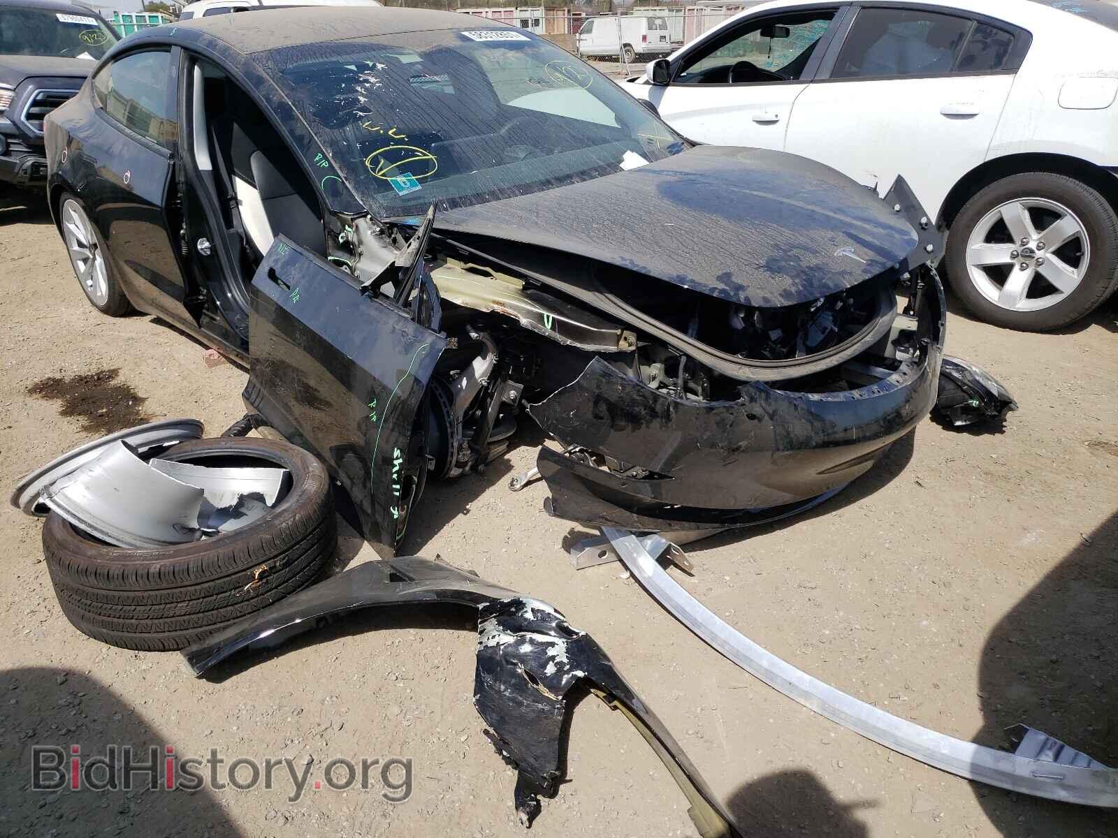 Photo 5YJ3E1EA8MF878028 - TESLA MODEL 3 2021